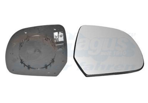 SPIEGELGLAS MET PAD VOOR NISSAN MICRA 2003-2010 963661HB0B, Auto-onderdelen, Spiegels, Nieuw, Ophalen of Verzenden