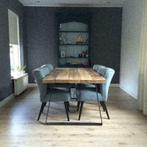robuuste tafel/boomtafel/industrieel/stoere/houten tafels, Huis en Inrichting, 200 cm of meer, 50 tot 100 cm, Nieuw, Rechthoekig