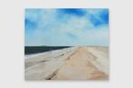 Matthieu van Riel - North Sea Coast with Cargo Ship