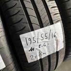 2 x Michelin Energy Saver 195-55-16 Zomerbanden 8mm, Gebruikt, 16 inch, Ophalen of Verzenden, Band(en)