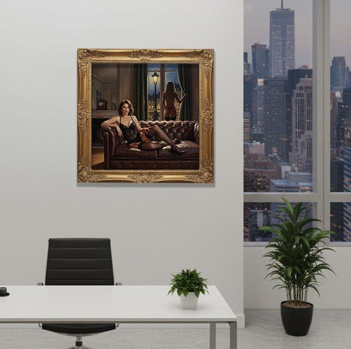 Le Yack - Midnight Confidences - Hand signed, Antiek en Kunst, Kunst | Designobjecten