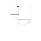 Nh S3 2 Bracci Hanglamp Black/Brass - Artemide