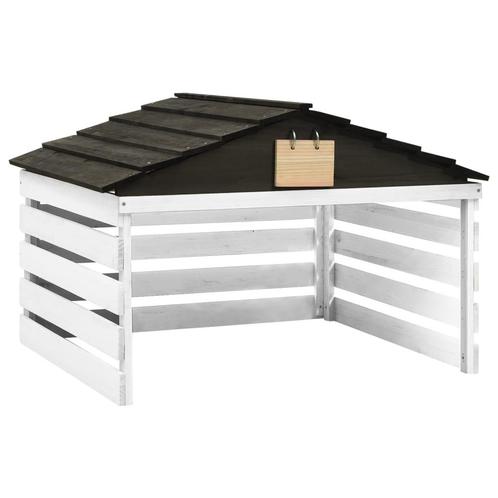 vidaXL Overkapping voor grasmaaier 78x74x54 cm vurenhout, Tuin en Terras, Zitmaaiers, Nieuw, Verzenden