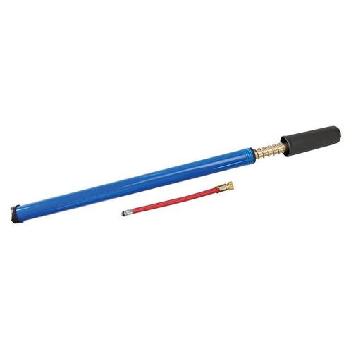 Silverline Handpomp met ventielslang - 40 cm - Blauw - Vo..., Fietsen en Brommers, Fietsaccessoires | Overige Fietsaccessoires