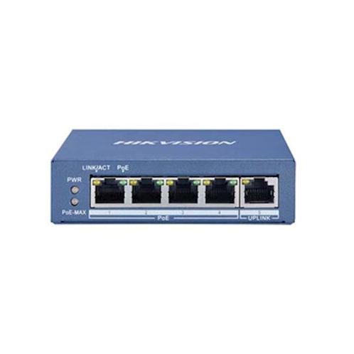 Hikvision DS-3E0505P-E 5 Poorten Gigabit Switch 4x PoE, 1x, Audio, Tv en Foto, Videobewaking, Ophalen of Verzenden