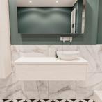 Badkamermeubel BWS Madrid Wit 120 cm met Topblad en, Doe-het-zelf en Verbouw, Sanitair, Ophalen of Verzenden, Nieuw, Bad