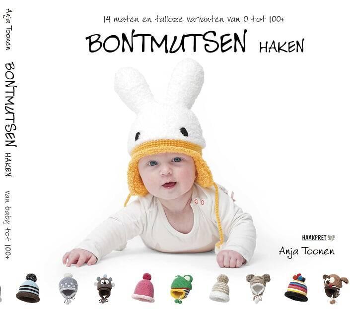 Bontmutsen haken - Anja Toonen, Haakboek, Boeken, Hobby en Vrije tijd, Ophalen of Verzenden