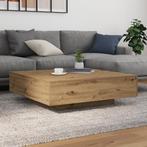 vidaXL Salontafel artisanaal eikenkleurig 100 x 100 x 31 cm, Huis en Inrichting, Tafels | Salontafels, Verzenden, Nieuw, 100 tot 150 cm