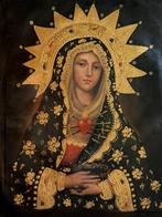 Cuzco school (XX) - Our Lady of Sorrows with The Sacred