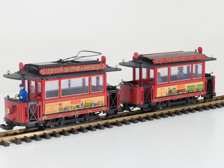 LGB 1988 Jubileum tramstel (Locomotieven, Locs en Wagons), Hobby en Vrije tijd, Modeltreinen | Overige schalen, Overige typen
