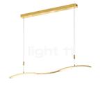 Bankamp Wave II Hanglamp LED, bladgoud look - met ZigBee, Verzenden, Nieuw