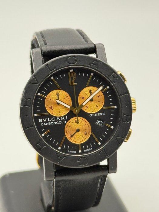 Bvlgari - Carbongold Chrono Geneve Lim. Edt. 999pcs -, Sieraden, Tassen en Uiterlijk, Horloges | Heren