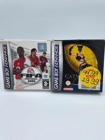 FIFA 2005 + Catwoman voor Nintendo Game Boy Advance beschikbaar voor biedingen