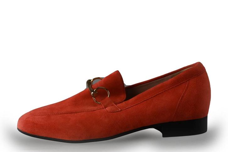 Linea Zeta instappers in maat 38 Oranje | 25% korting, Kleding | Dames, Schoenen, Overige kleuren, Zo goed als nieuw, Instappers