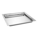 RVS serveerplateau voor buffetvitrine gekoeld - 36x30cm, Verzenden, Nieuw in verpakking, Koelen en Vriezen