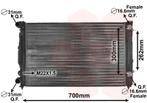 RADIATOR VOOR AUDI A4 B5 1994-1998 8D0121251BC, Ophalen of Verzenden, Nieuw