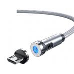 Micro-USB Magnetische Oplaadkabel 2 Meter met 540° Roterende, Verzenden, Nieuw
