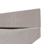 Gestoffeerd Bed Salerno - Corduroy - 180x200cm - Taupe, Verzenden, Nieuw