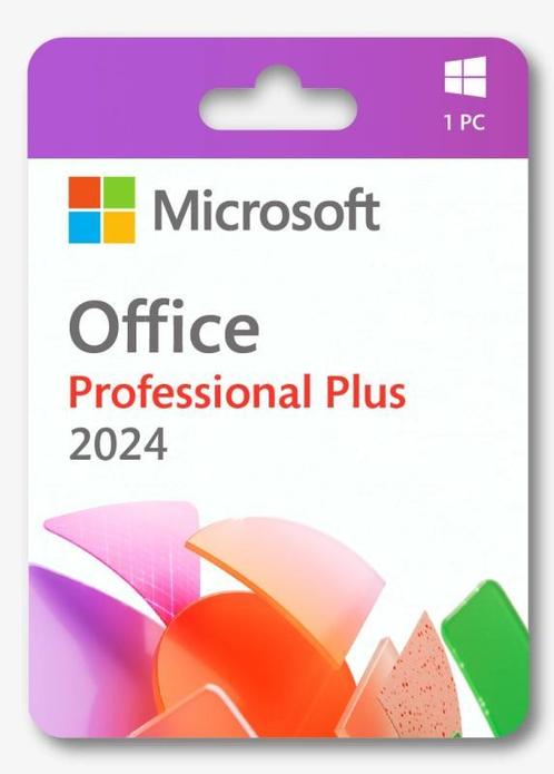 Microsoft Office 2024 Professional Plus | Windows | Factuur, Computers en Software, Office-software, Nieuw, Access, Excel, OneNote