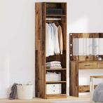 vidaXL Kledingkast met plank met opslag Oud hout Bewerkt, Huis en Inrichting, Kasten | Kledingkasten, Verzenden, Nieuw