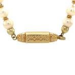 Parel collier met gouden sluiting 14 krt, Sieraden, Tassen en Uiterlijk, Kettingen, Ophalen of Verzenden, Nieuw