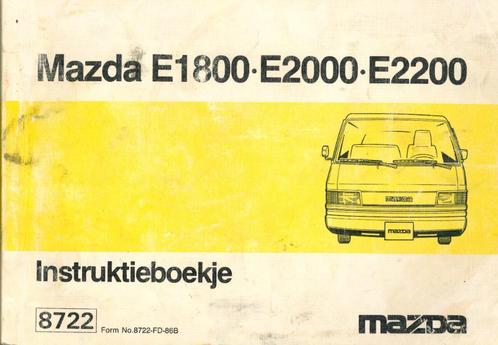 1986 MAZDA E1800 E2000 E2200 INSTRUCTIEBOEKJE NEDERLANDS, Auto diversen, Handleidingen en Instructieboekjes, Verzenden