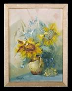 École Européene (XX) - Vase à Tournesols