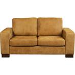 Leren bank Enjoy - 2 zits - Kenia Walnut (cognac) - Poten, Huis en Inrichting, Banken | Bankstellen, 150 tot 200 cm, Nieuw, Ophalen of Verzenden