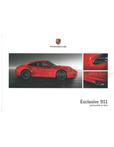 2012 PORSCHE 911 CARRERA EXCLUSIVE HARDCOVER BROCHURE DUITS