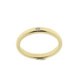 Gouden solitairring met diamant | Tiffany & Co; By Elsa P..., Gebruikt, Overige kleuren, Ophalen of Verzenden, 17 tot 18