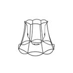 Metalen lampenkap zwart 40/31 - Granny Frame, Verzenden, Zwart, Rond, Nieuw