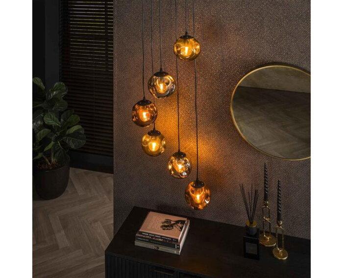 Hanglamp 6L stellar - Artic zwart, Huis en Inrichting, Lampen | Hanglampen, Nieuw, Ophalen of Verzenden