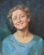 Italiaanse school (XX) - Ritratto giovane donna, Antiek en Kunst