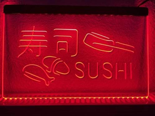 Sushi neon bord lamp LED verlichting reclame lichtbak, Huis en Inrichting, Lampen | Overige, Nieuw, Verzenden