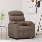 vidaXL Massagestoel stof taupe, Sport en Fitness, Massageproducten, Verzenden, Nieuw