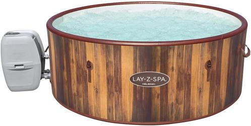Lay-Z Spa Helsinki Airjet Plus opblaasbare spa - 7 persoons, Tuin en Terras, Zwembaden, Nieuw, Minder dan 200 cm, Rond, Verzenden