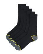 HEMA Heren werksokken - 5 paar zwart, Verzenden, Nieuw