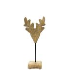 staand hert mango hout h26 d11x7cm, Huis en Inrichting, Woonaccessoires | Overige, Verzenden, Nieuw