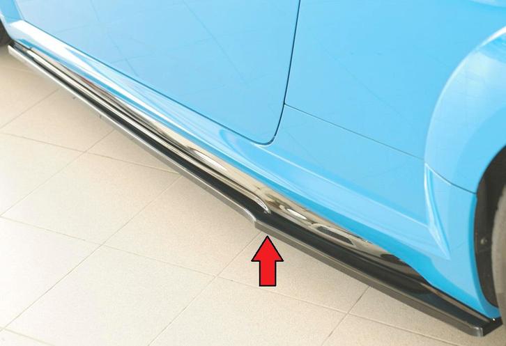 Side skirt aanzetstuk | Audi | TT S-Line / TTS / TT-RS (8S), Auto-onderdelen, Carrosserie en Plaatwerk, Nieuw, Audi, Verzenden
