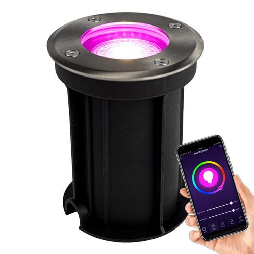 Zigbee smart Grond spot Rhodos IP67 Hue compatible Incl., Huis en Inrichting, Lampen | Losse lampen, Ophalen of Verzenden