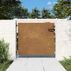 vidaXL Poort 85x75 cm cortenstaal, Verzenden, Nieuw