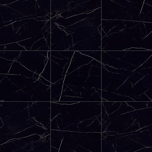 Vloertegel royaal marmer zwart mat 60x60 gerectificeerd, Doe-het-zelf en Verbouw, Tegels, Vloertegels, Nieuw, 10 m² of meer, Keramiek