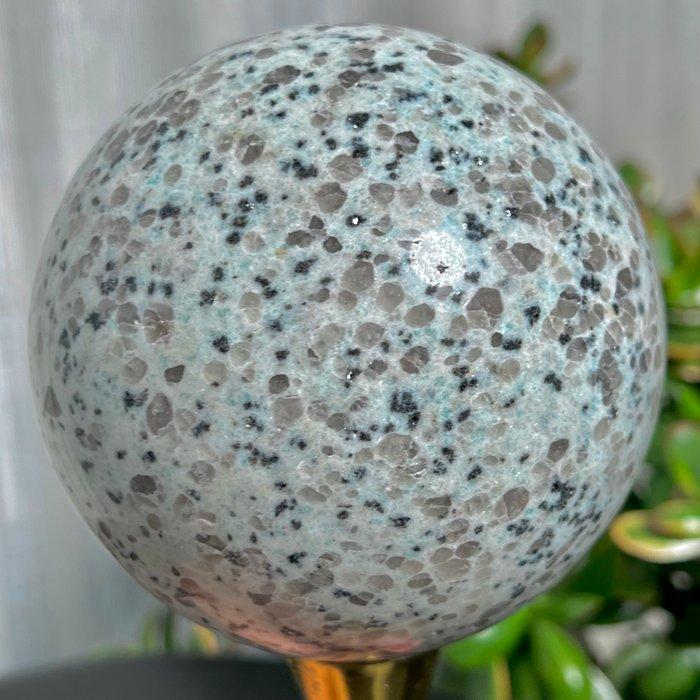 Good Quality Large Kiwi Lotus Jasper sphere Kristal -, Verzamelen, Mineralen en Fossielen