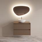 Badmeubelset BWS Riga Met Topplaat 80 cm Latte, Ophalen of Verzenden, Nieuw, Bad