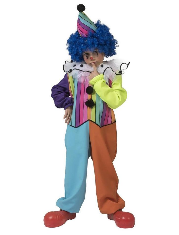 Clown Kostuum Regenboog Jongen, Kleding | Heren, Carnavalskleding en Feestkleding, Nieuw, Ophalen of Verzenden