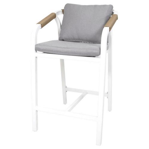 Rimini barstoel tuin wit, Huis en Inrichting, Stoelen, Wit, Nieuw, Ophalen of Verzenden