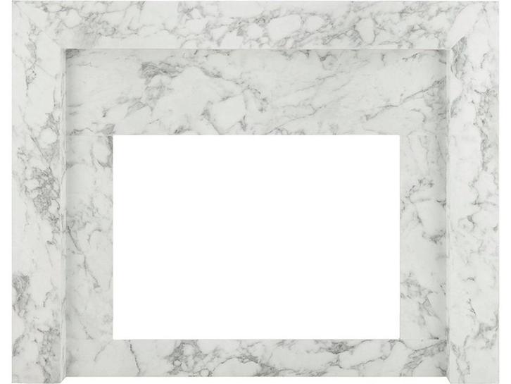 Livn Bregenz - Schouwombouw - Marmer look - 80 x 100 x 30 cm, Huis en Inrichting, Kachels, Zo goed als nieuw, Verzenden