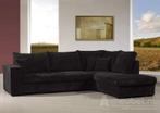 Hoekbank Afferden - loungebanken - Zwart, Huis en Inrichting, Nieuw, Stof