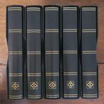 Nederland - 5 Lege Leuchtturm Postzegelalbums, leeg album, Gestempeld