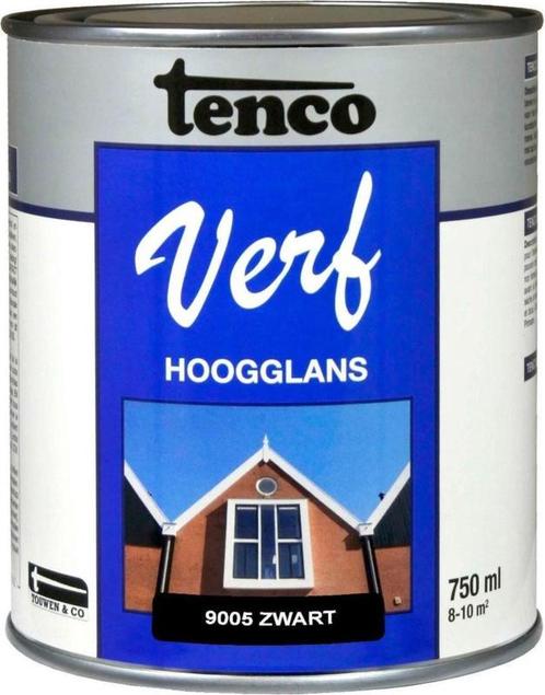Tenco Verf Wit Ral 9010 Hoogglans 750 ml, Doe-het-zelf en Verbouw, Verf, Beits en Lak, Nieuw, Ophalen of Verzenden